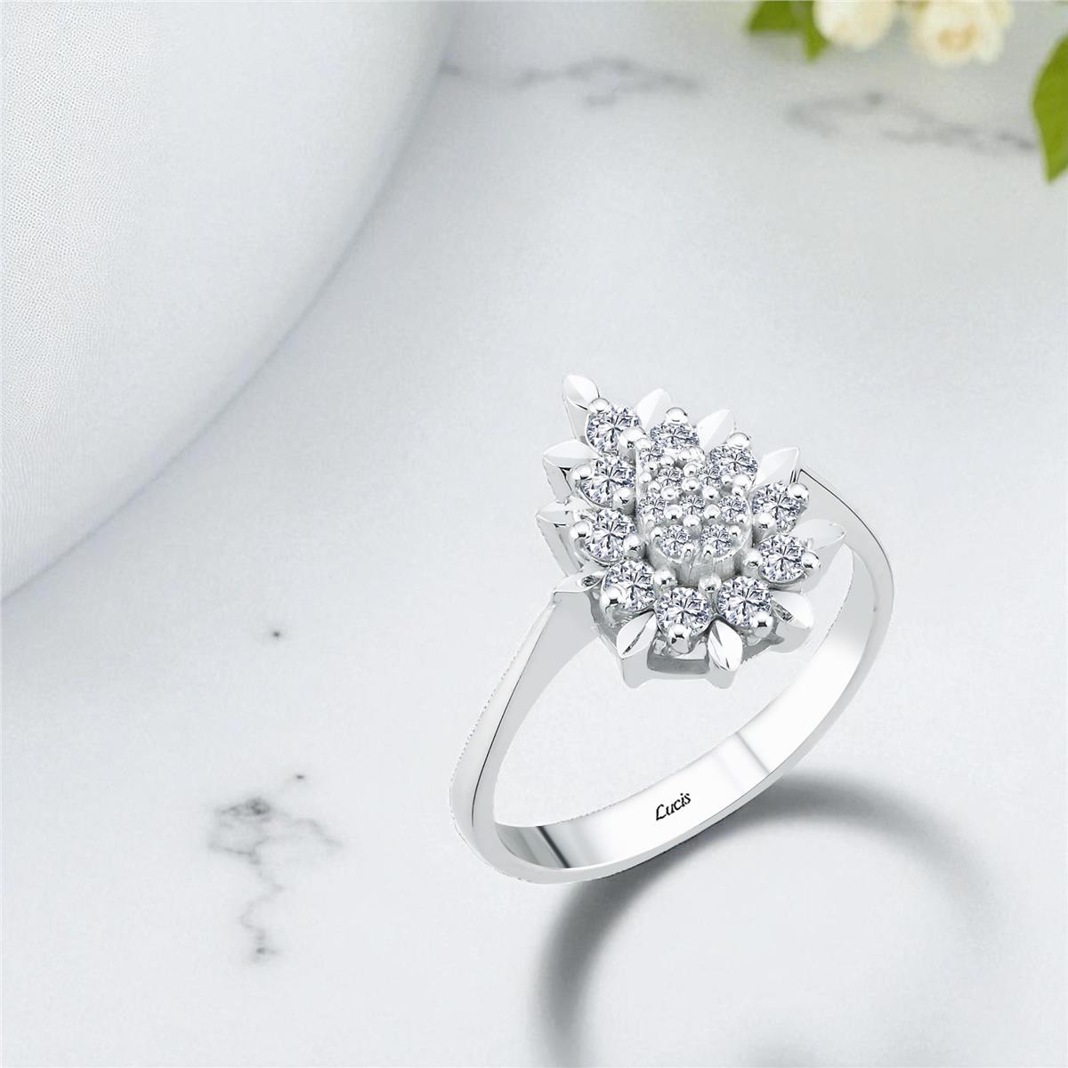 0.44 Karat Pırlanta Tasarım Yüzük L059195