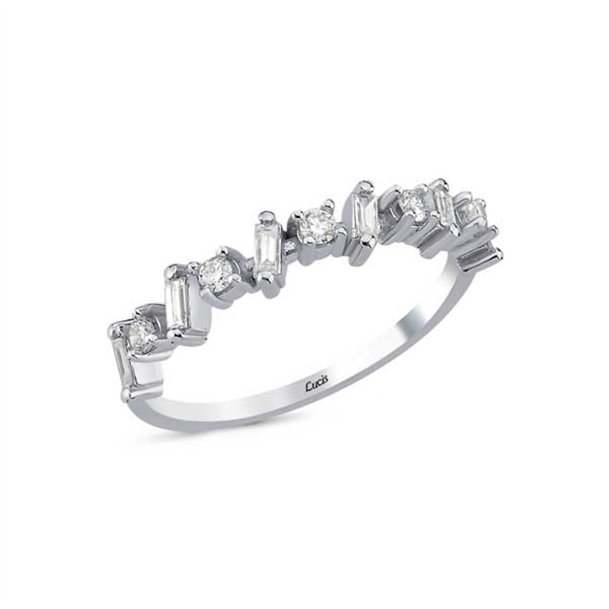 0.26 Karat Pırlanta Yarım Tur Yüzük L065601