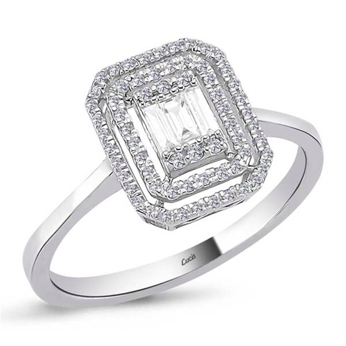 0.28 Karat Pırlanta Baget Yüzük L062872