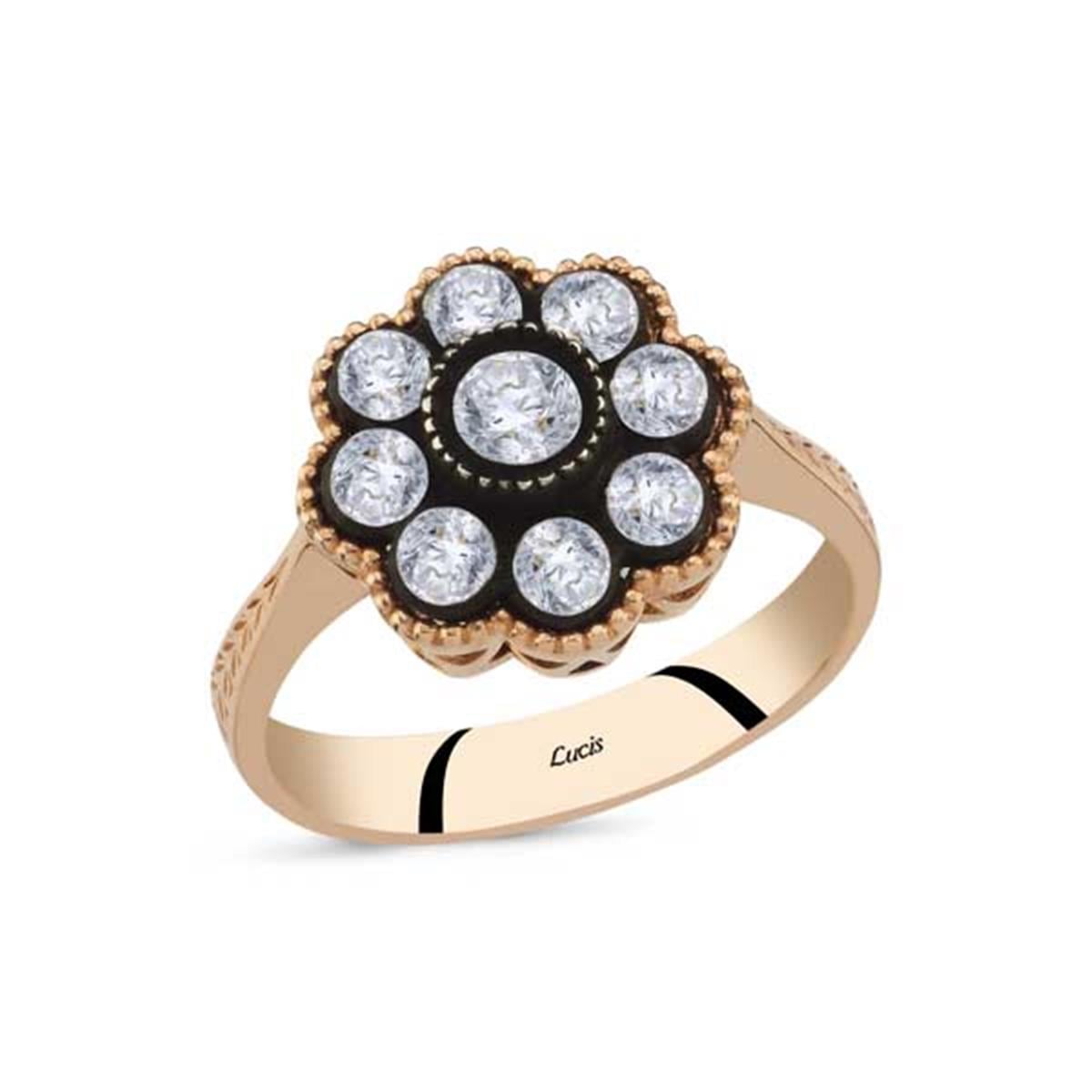 0.51 Karat Elmas Gül Yüzük L056454