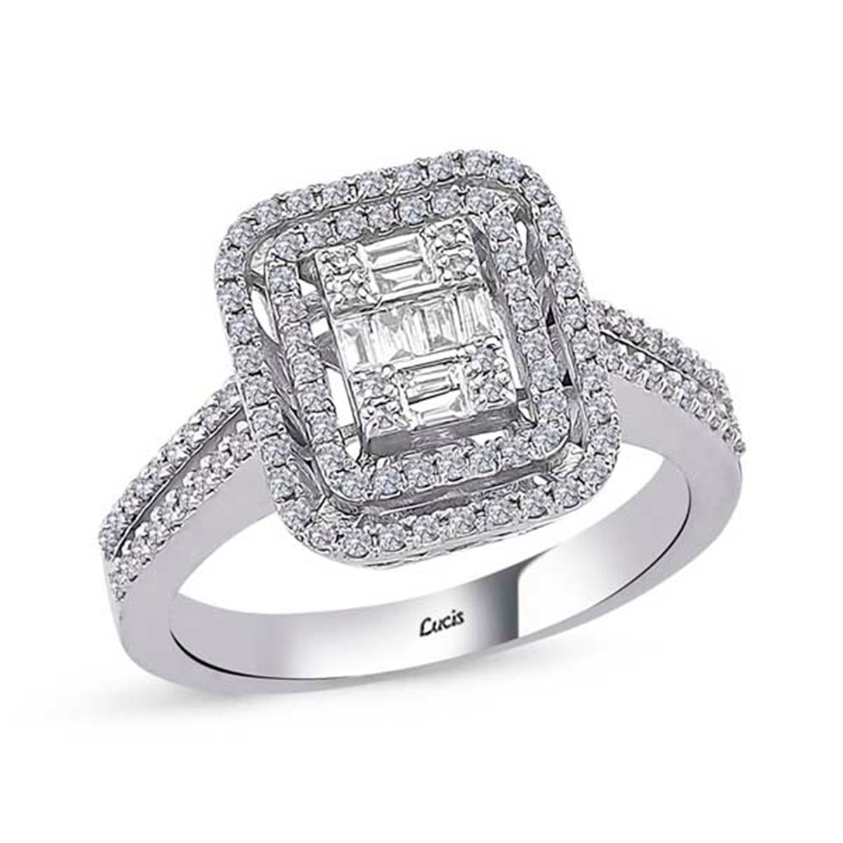 0.48 Karat Pırlanta Baget Yüzük L051694