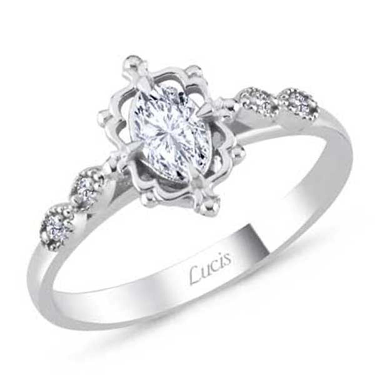 0.56 Karat Pırlanta Tasarım Yüzük V010704