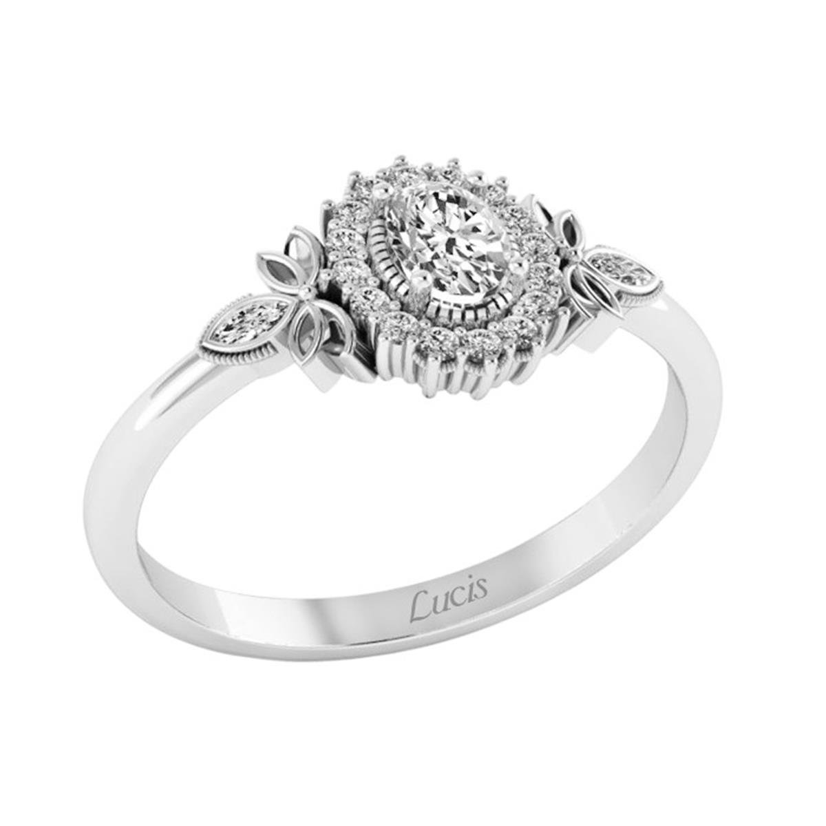 0.62 Karat Pırlanta Tasarım Yüzük V010559