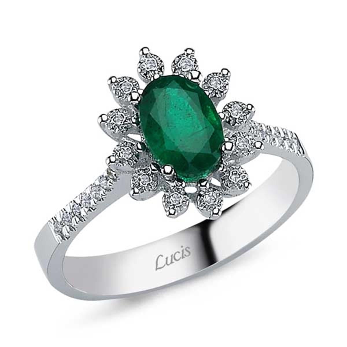 0.69 Karat Pırlanta Renkli Yüzük L064589