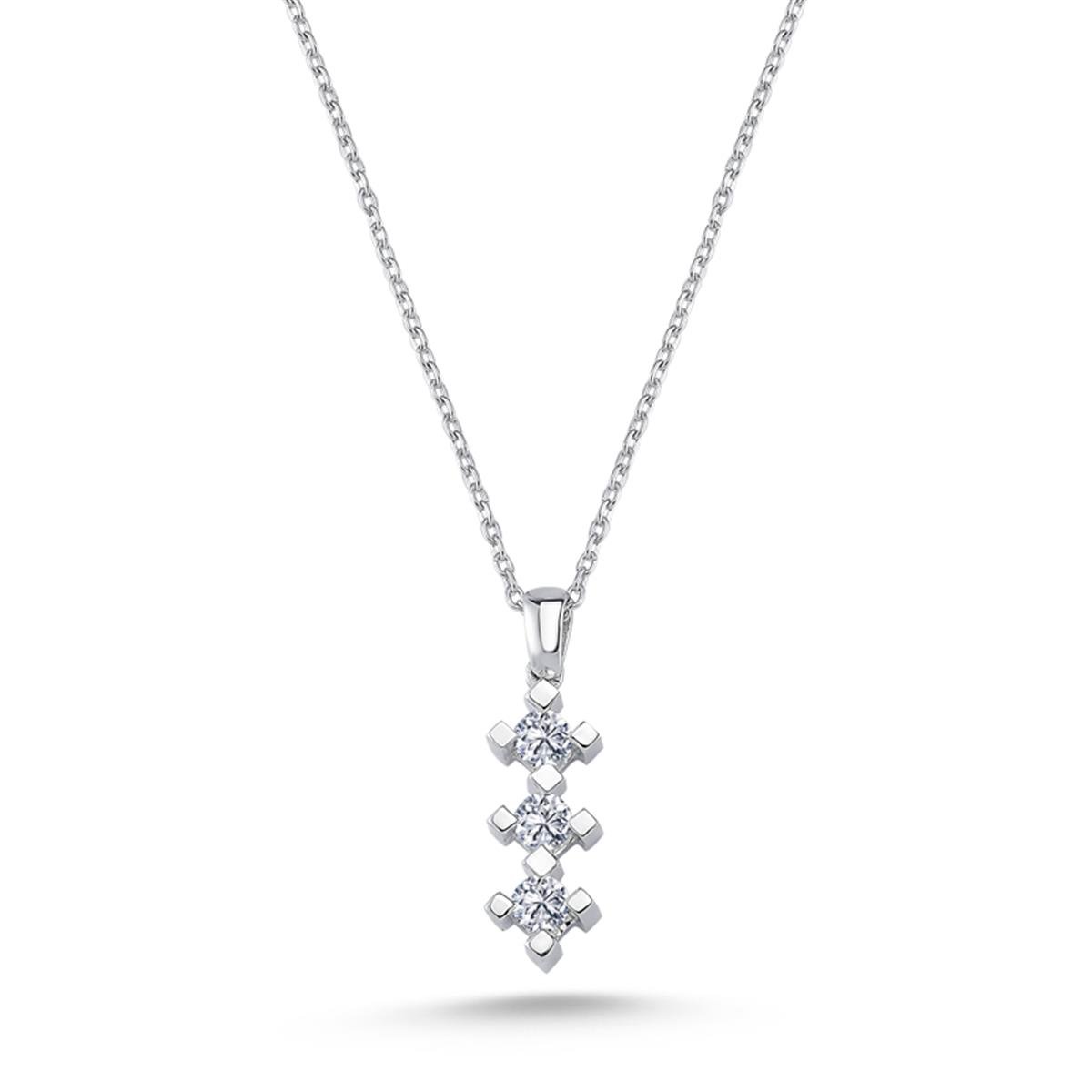 0.22 Karat Pırlanta Tria Kolye L059926