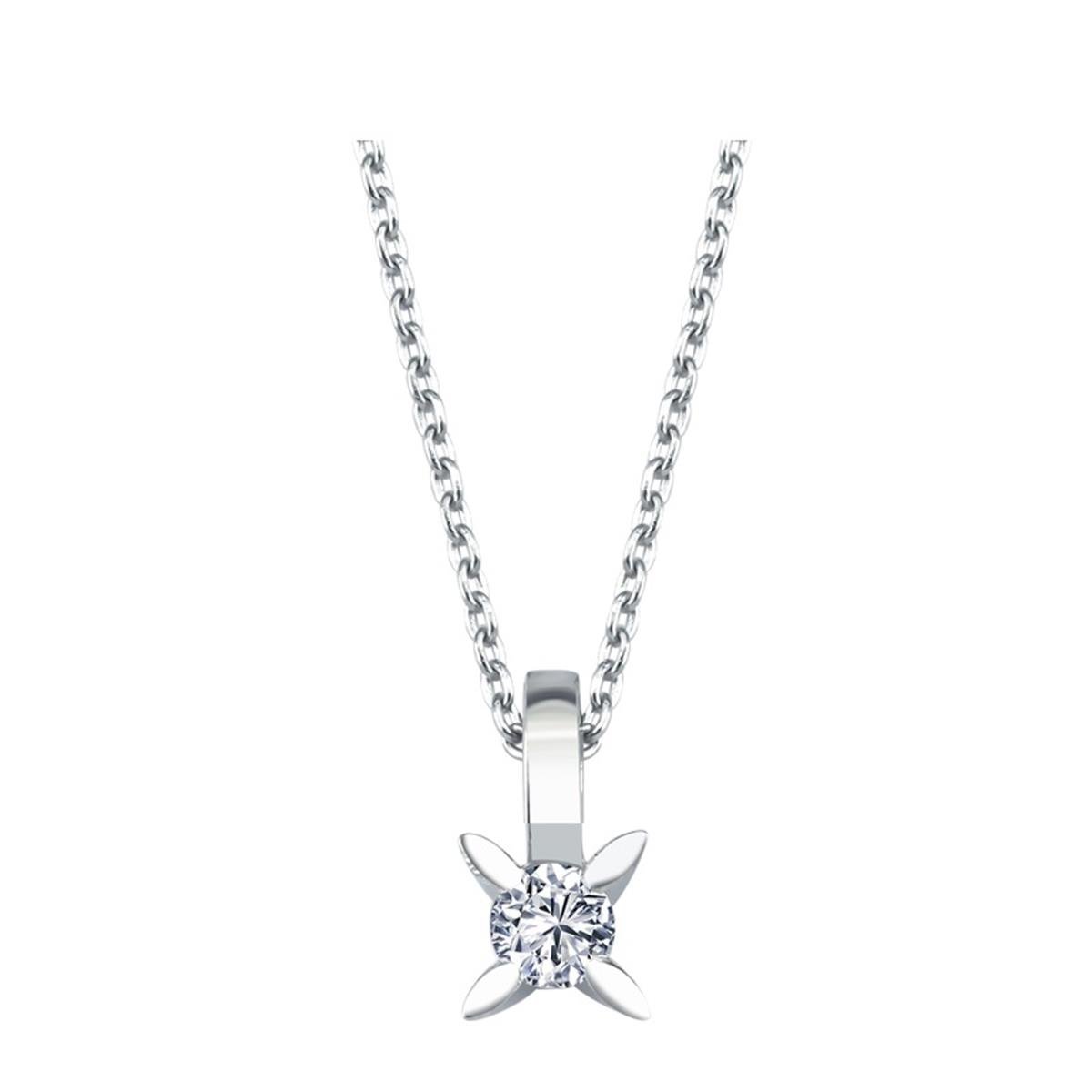 0.10 Karat Pırlanta Tektaş Kolye L057329
