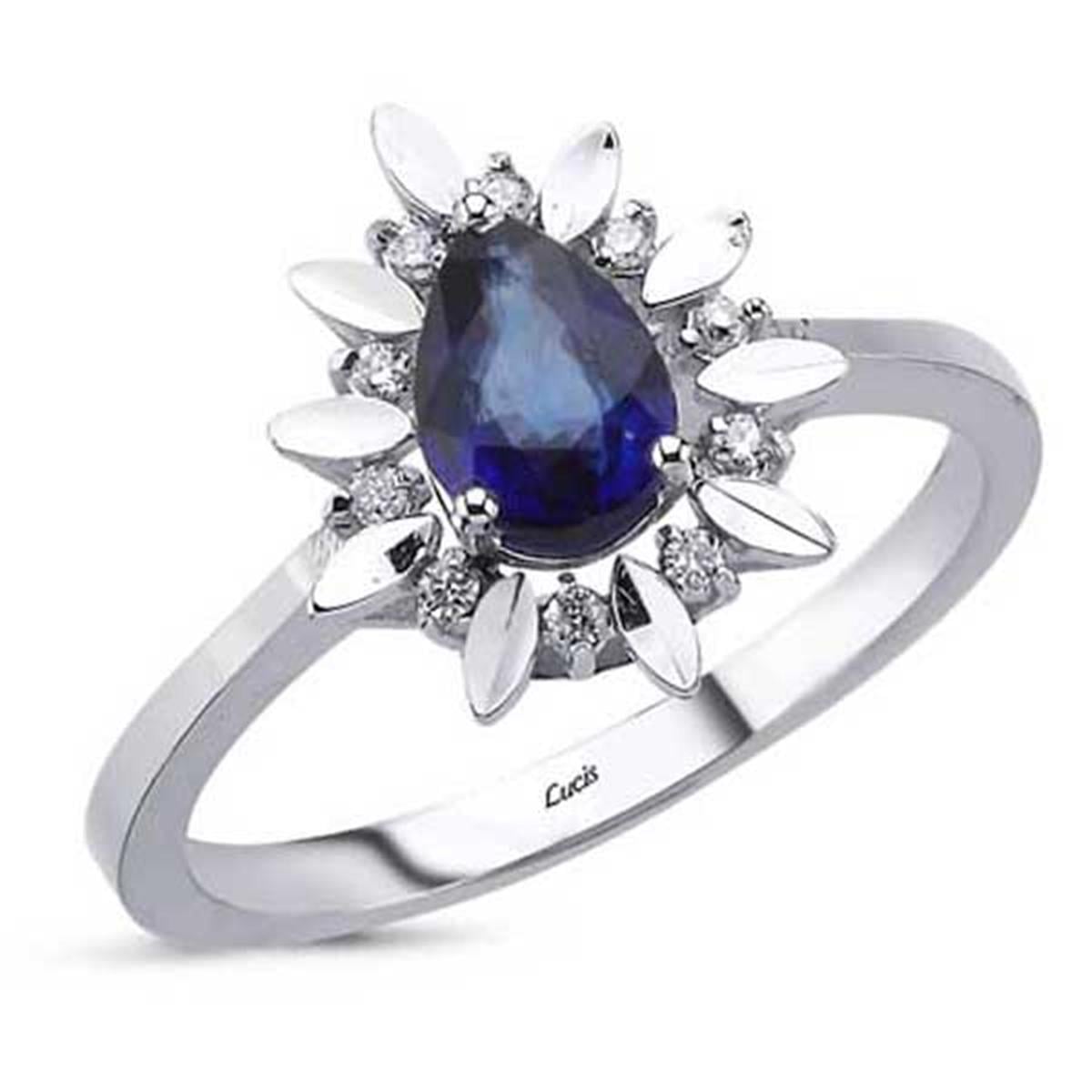 0.85 Karat Pırlanta Renkli Yüzük L064543