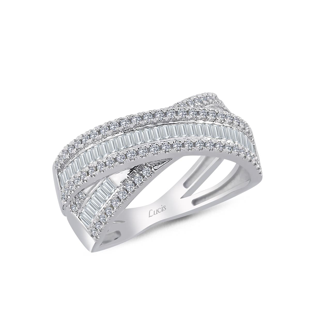 0.90 Karat Pırlanta Baget Yüzük L062851