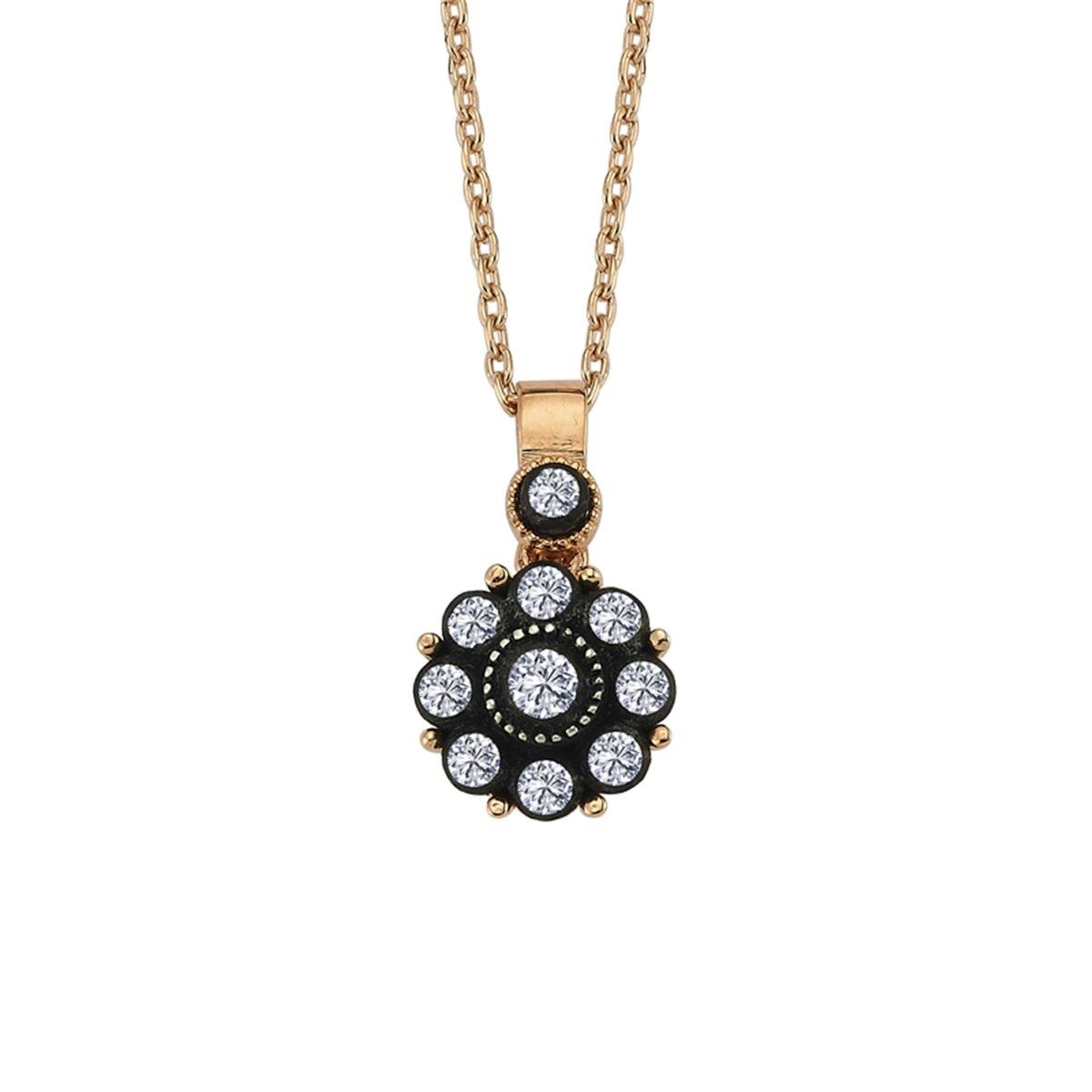 0.34 Karat Elmas Gül Kolye L060095