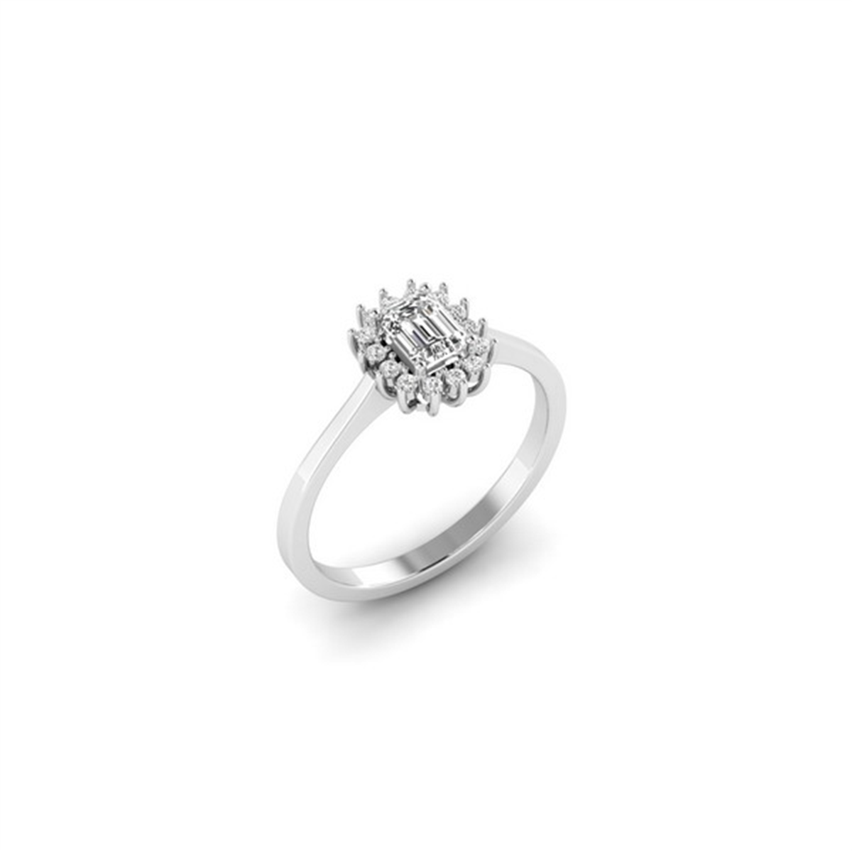 0.42 Karat Pırlanta Tektaş Yüzük L066968