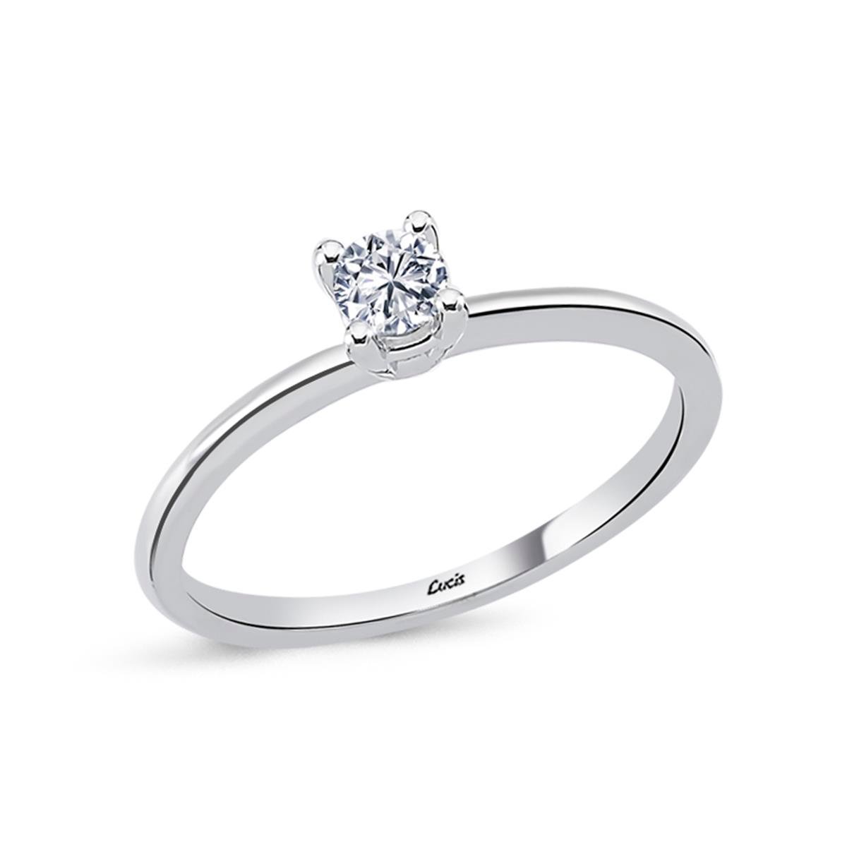 0.25 Karat Pırlanta Tektaş Yüzük V008131