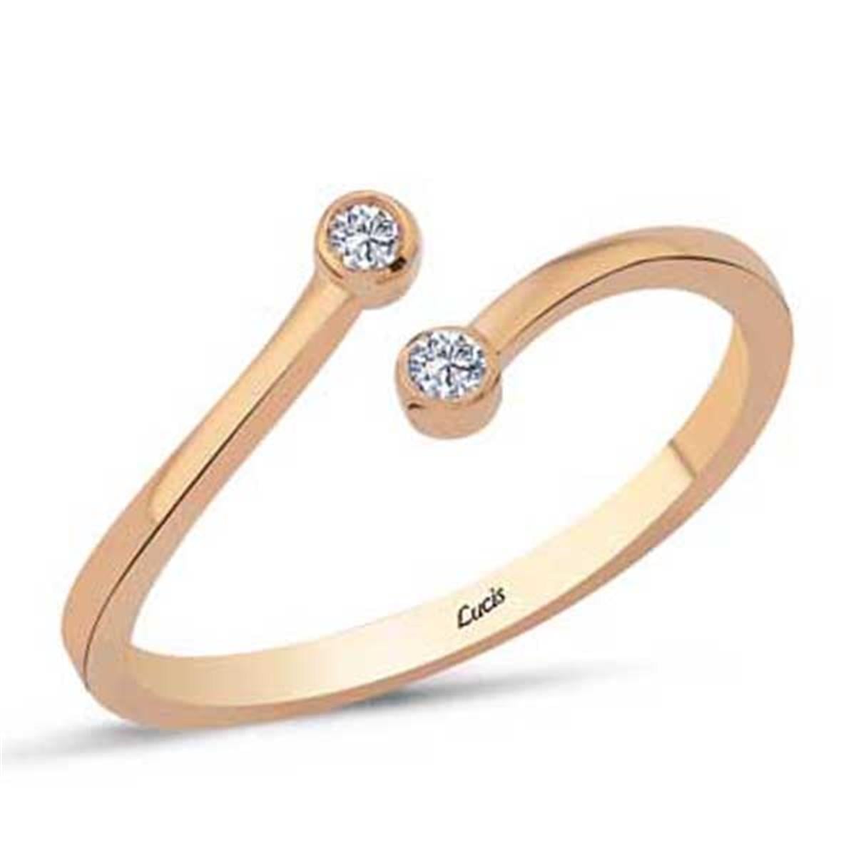 0.04 Karat Pırlanta Tasarım Yüzük L058512