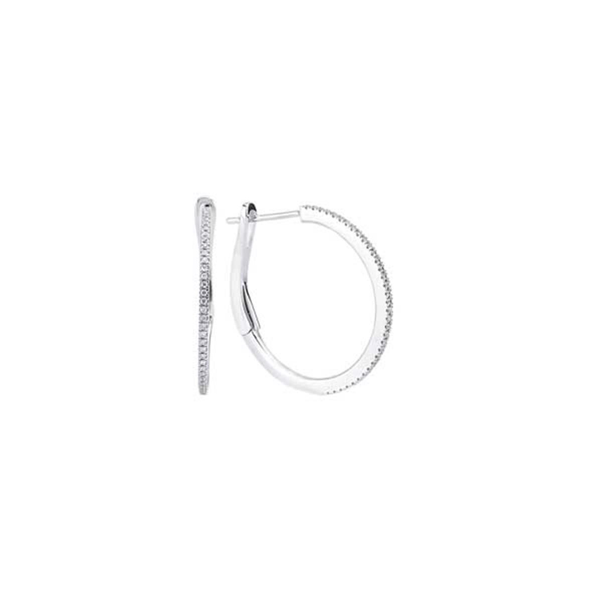 0.16 Karat Pırlanta Tamtur Küpe L046395