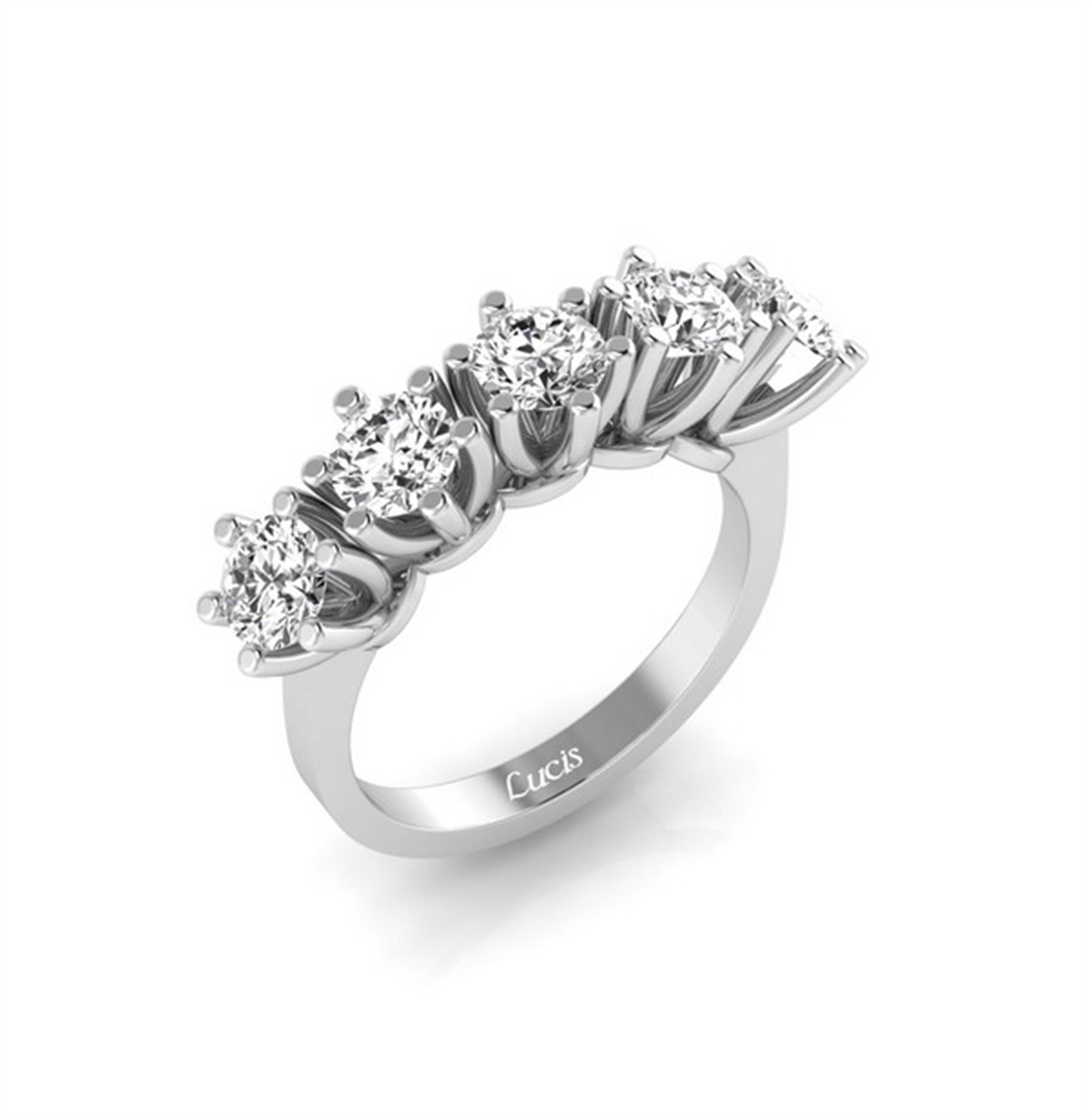 0.99 Karat Pırlanta Beştaş Yüzük L066075