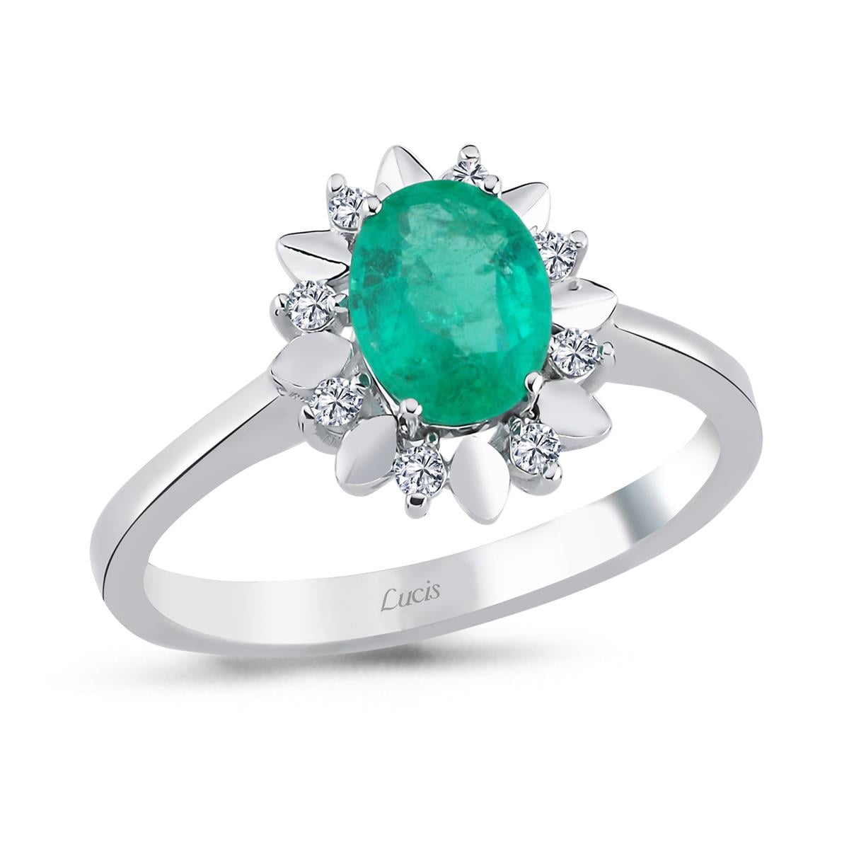 0.81 Karat Pırlanta Renkli Yüzük L065428