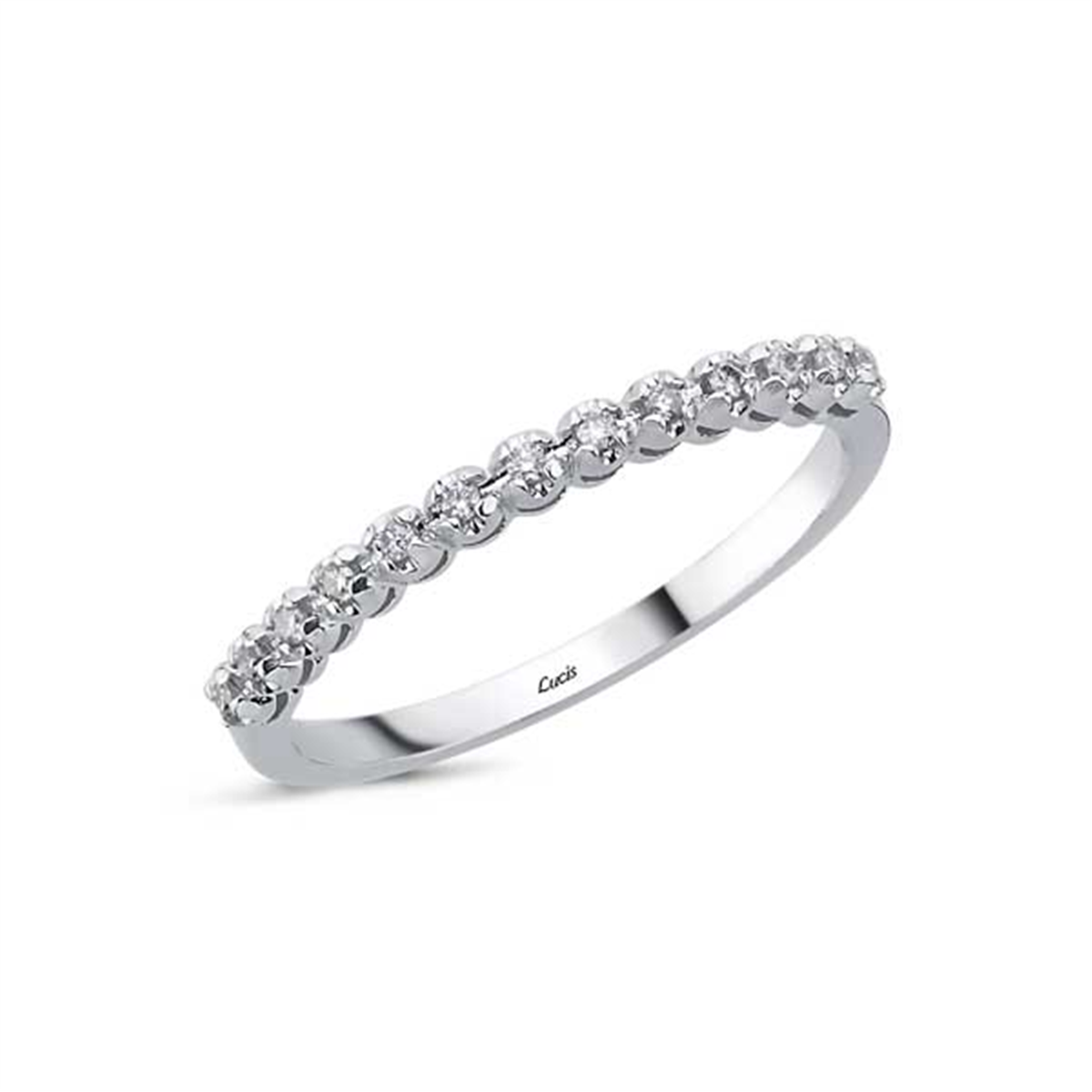 0.10 Karat Pırlanta Yarım Tur Yüzük L066127