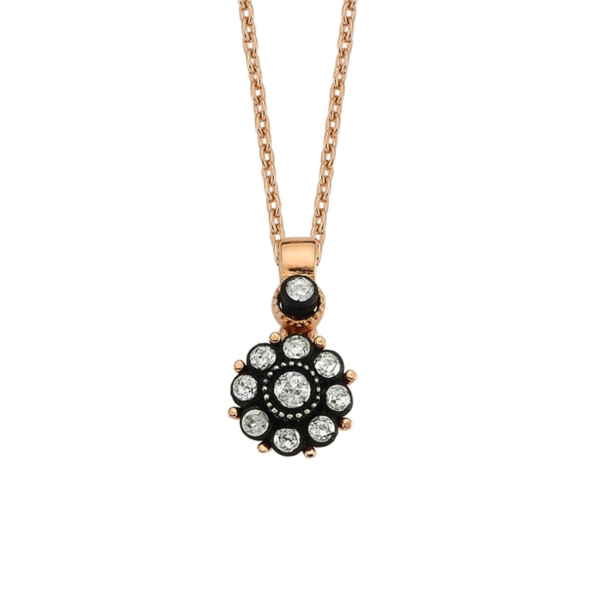 0.35 Karat Elmas Gül Kolye L048400