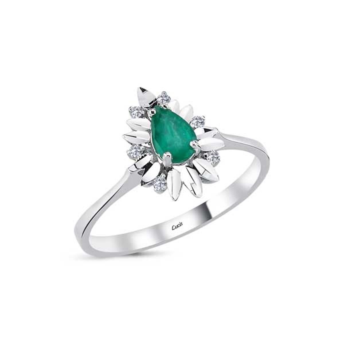 0.35 Karat Pırlanta Renkli Yüzük L064565