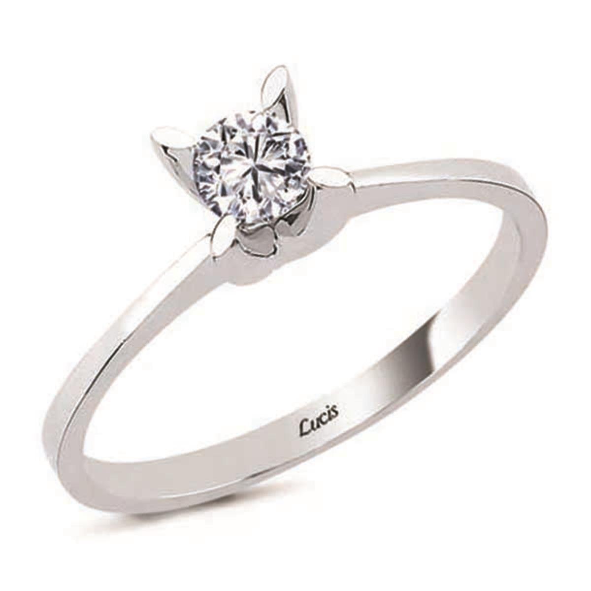 0.8 Karat Pırlanta Tektaş Yüzük