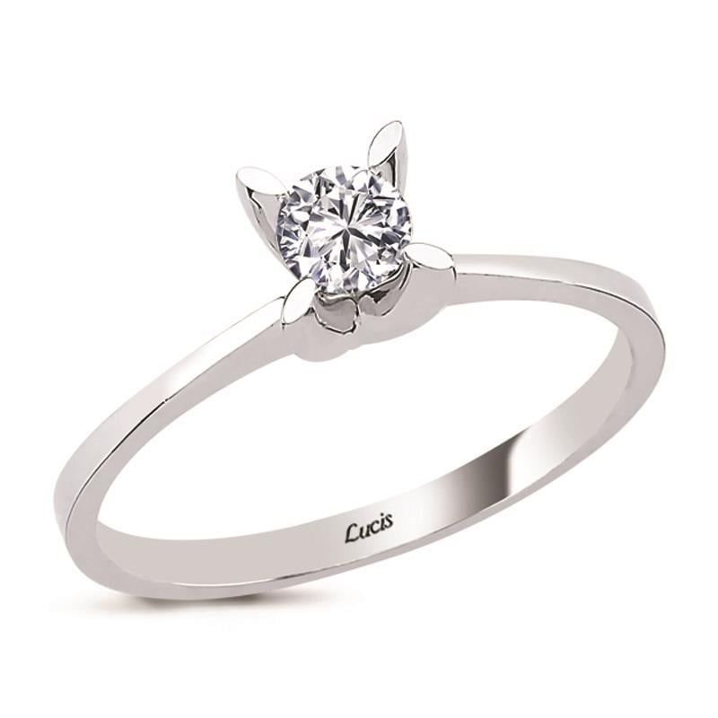 0.31 Karat Pırlanta Tektaş Yüzük V007445