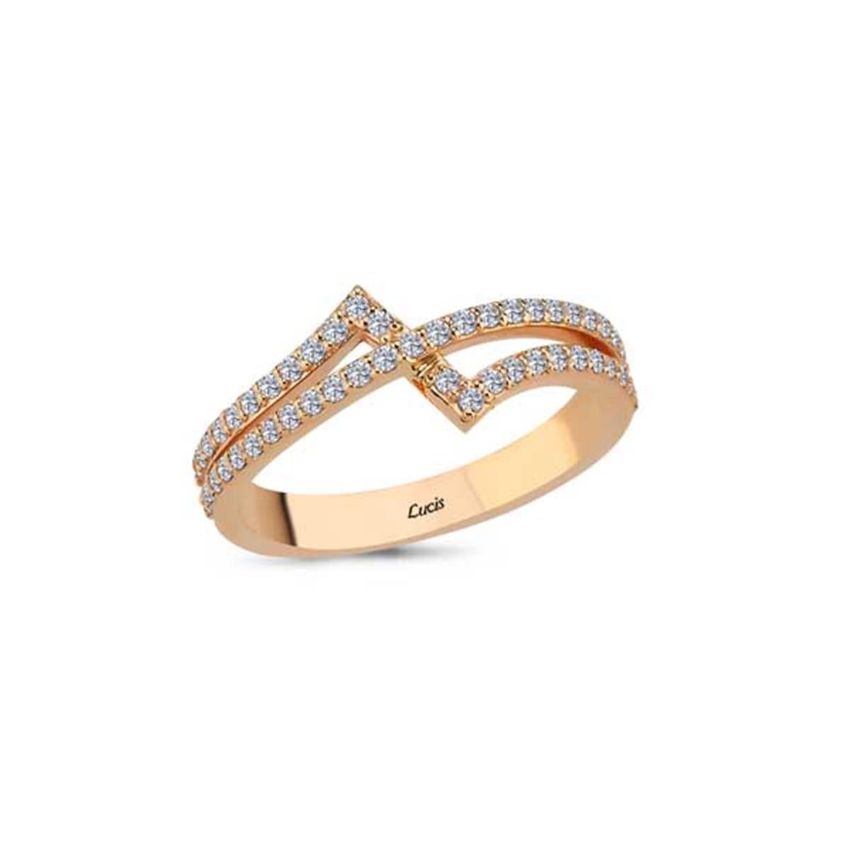 0.33 Karat Pırlanta Yarım Tur Yüzük L051179