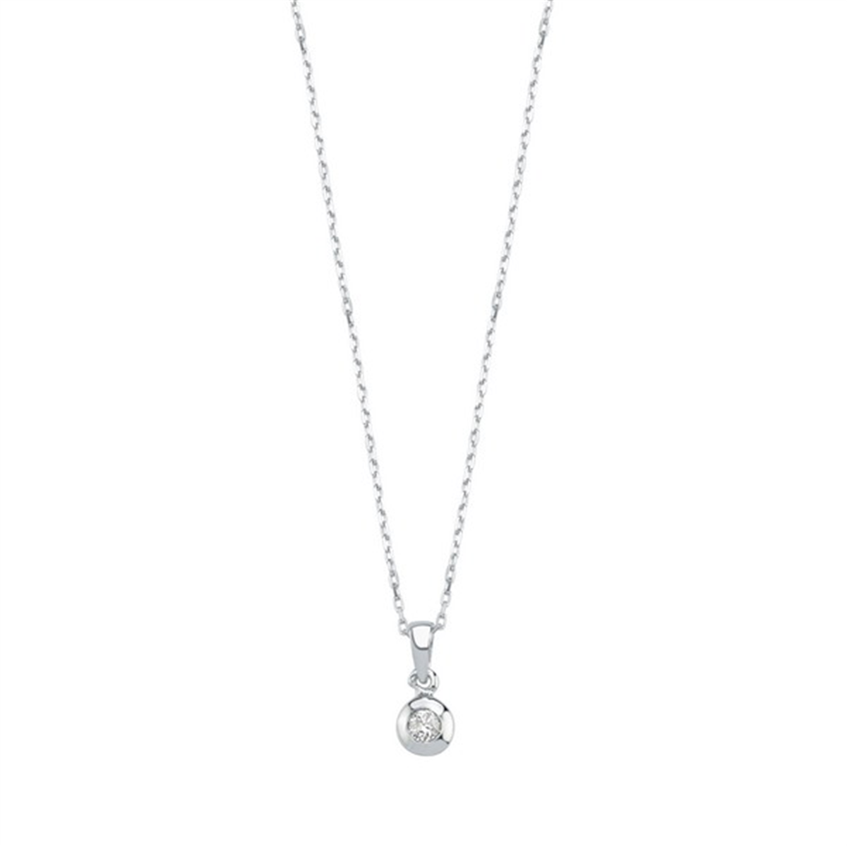 0.05 Karat Pırlanta Tektaş Kolye L056851