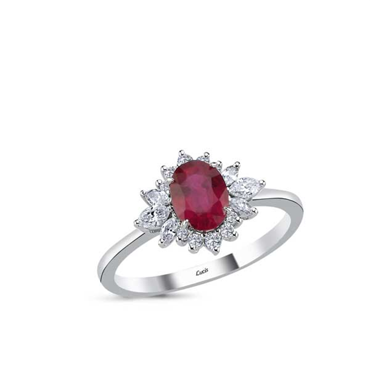 0.95 Karat Pırlanta Renkli Yüzük L066345
