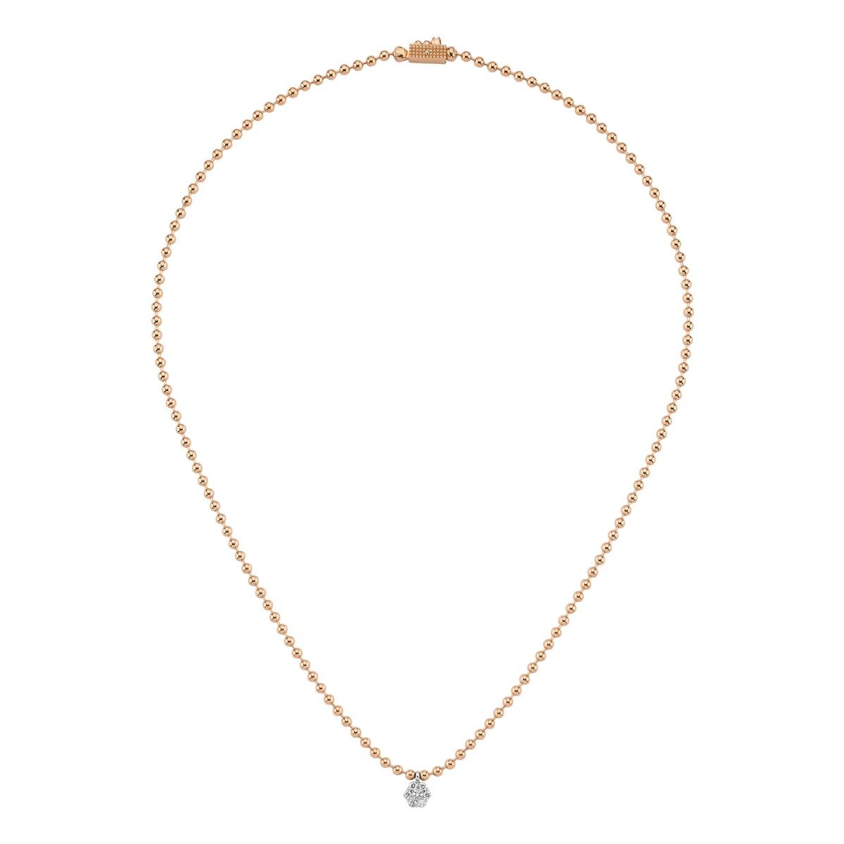 0.18 Karat Pırlanta Tasarım Kolye L058378