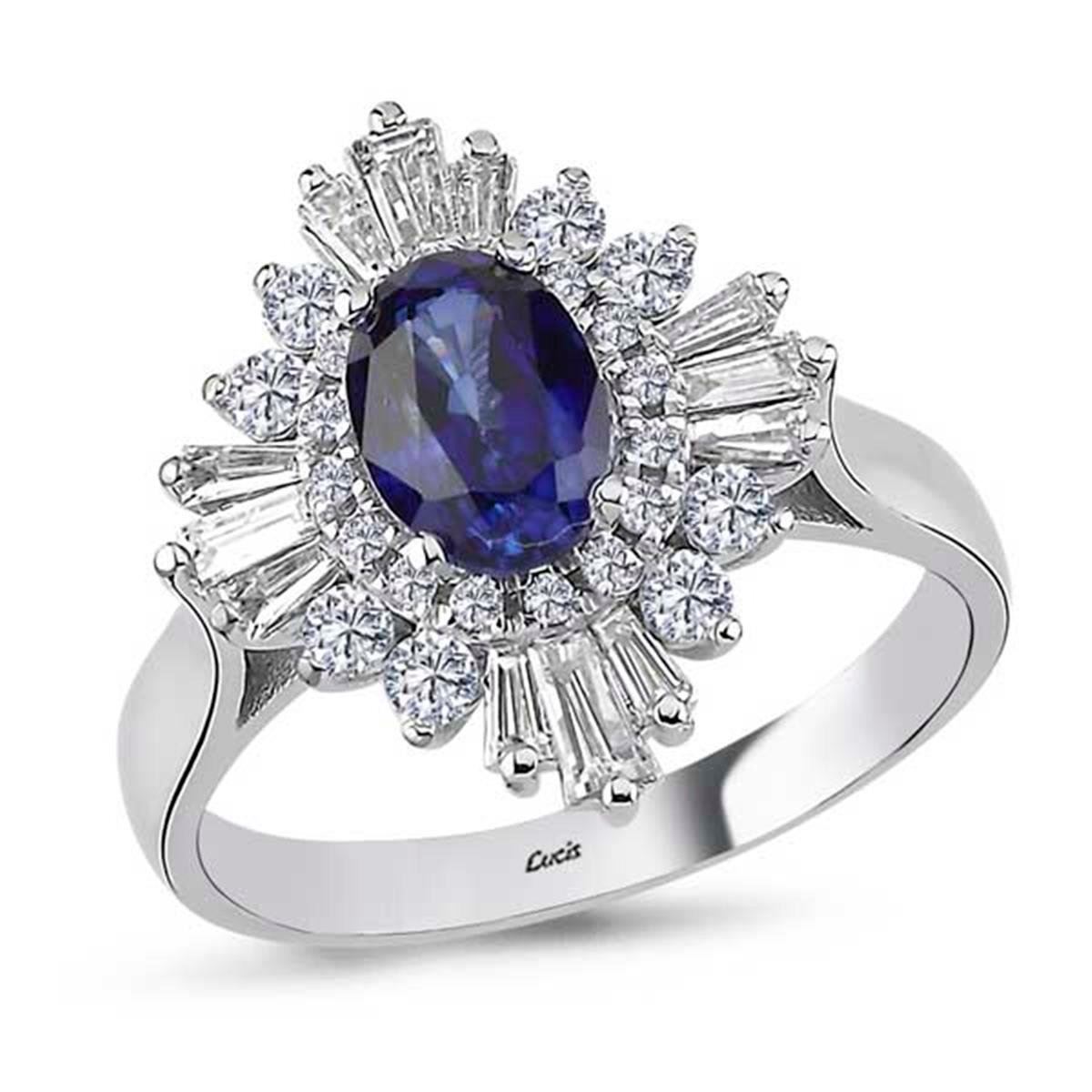 0.94 Karat Pırlanta Renkli Yüzük L061461