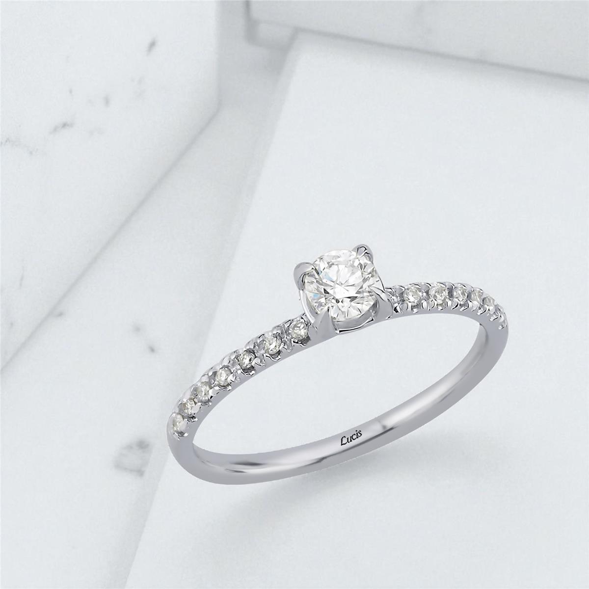 0.41 Karat Pırlanta Tektaş Yüzük L060204