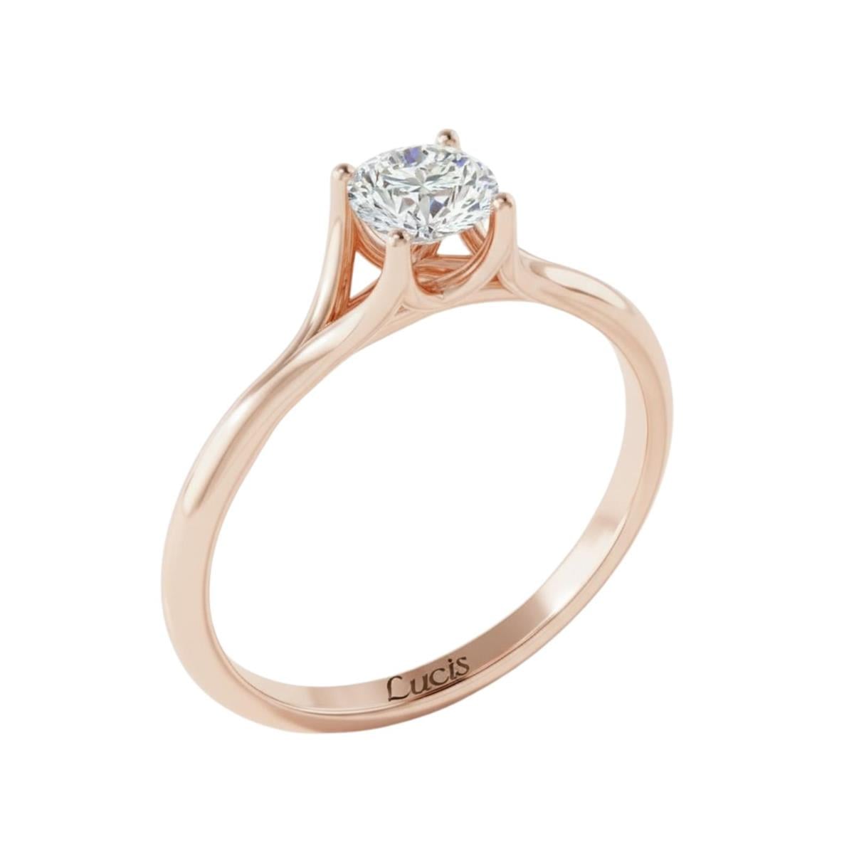 0.30 Karat Pırlanta Tektaş Yüzük V010934