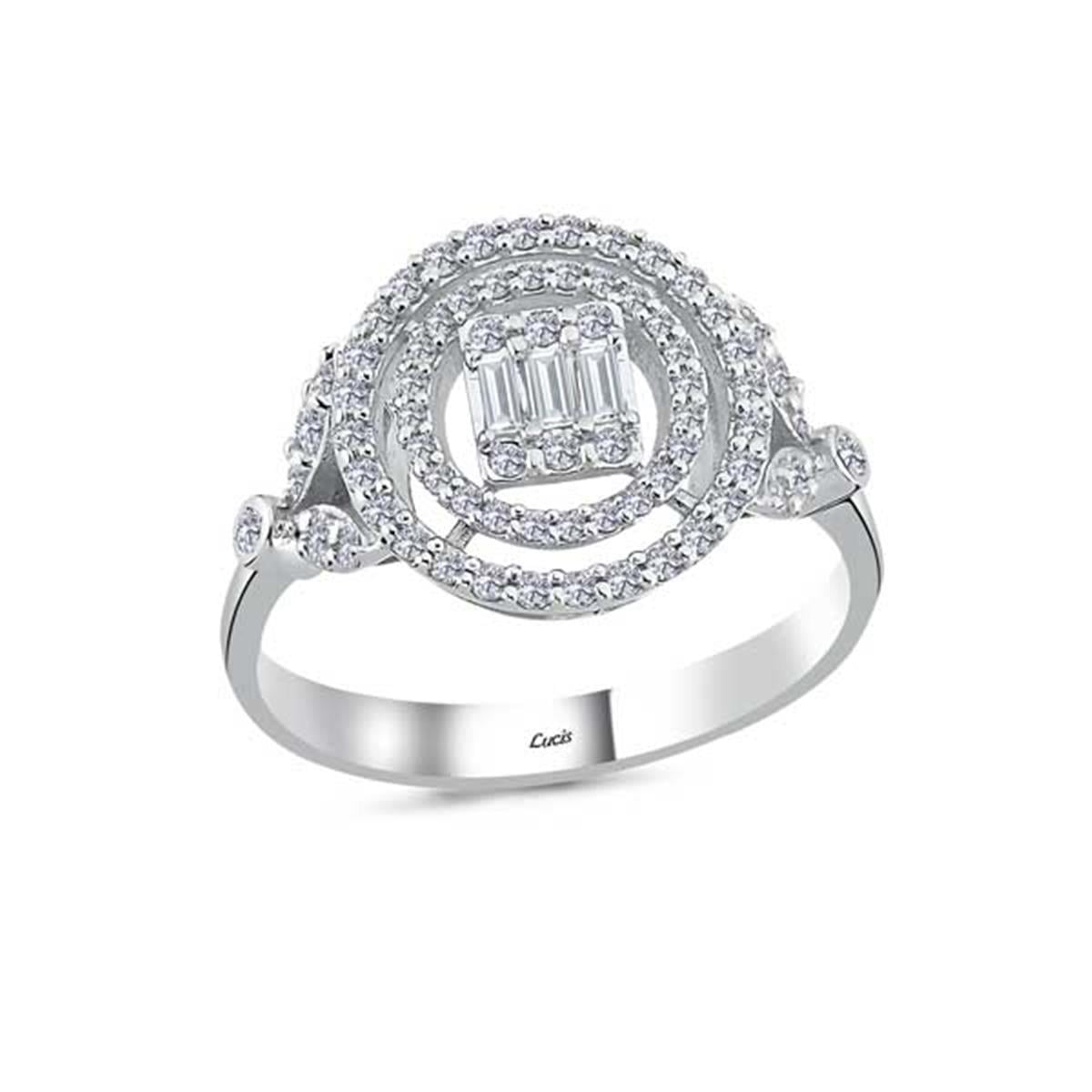 0.40 Karat Pırlanta Baget Yüzük L053453