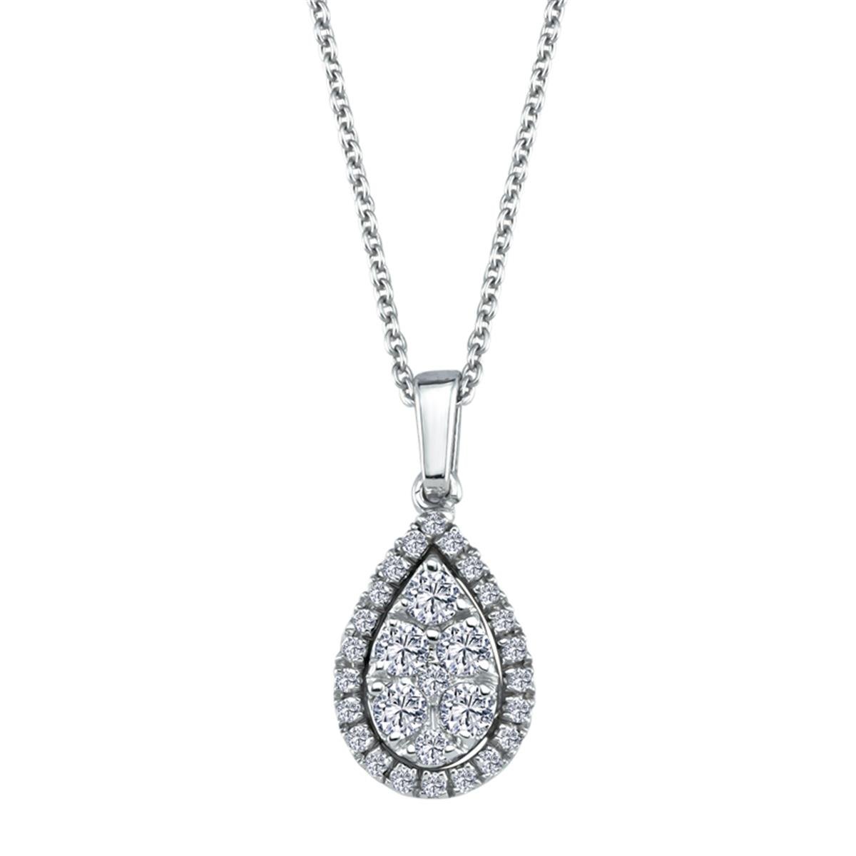 0.34 Karat Pırlanta Violet Kolye L035147