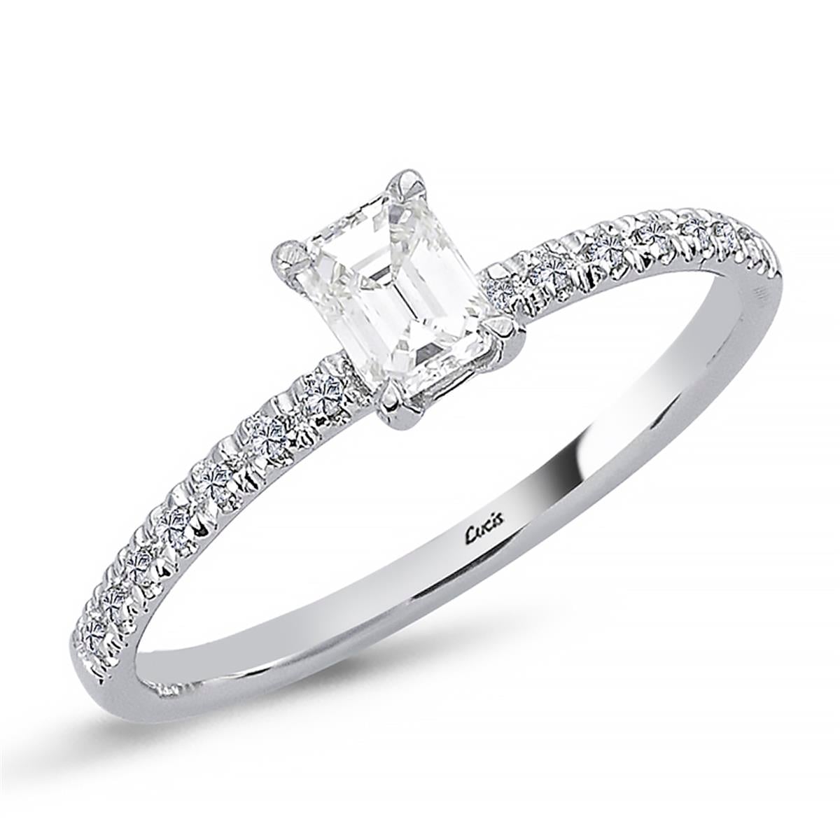 0.36 Karat Pırlanta Baget Yüzük L060373