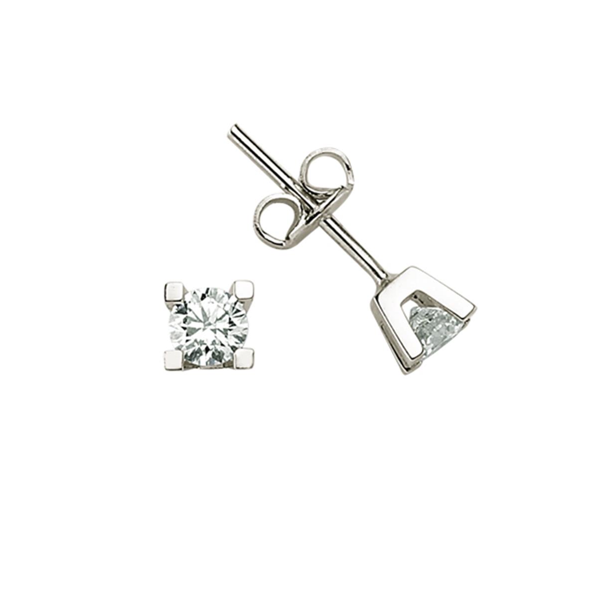 0.50 Karat Pırlanta Tektaş Küpe L050851