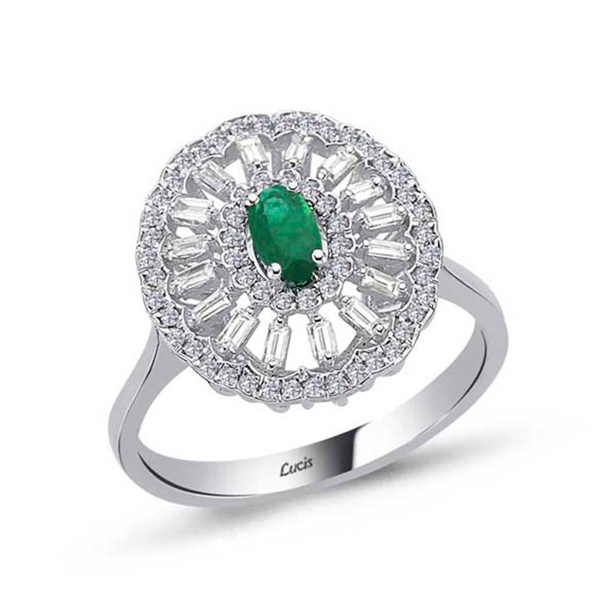 0.57 Karat Pırlanta Renkli Yüzük L064579