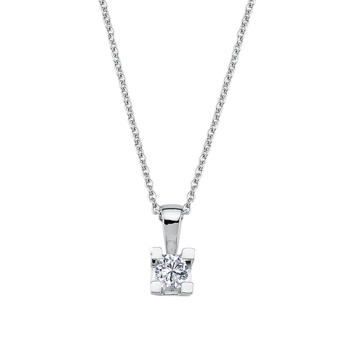 0.10 Karat Pırlanta Tektaş Kolye L057309
