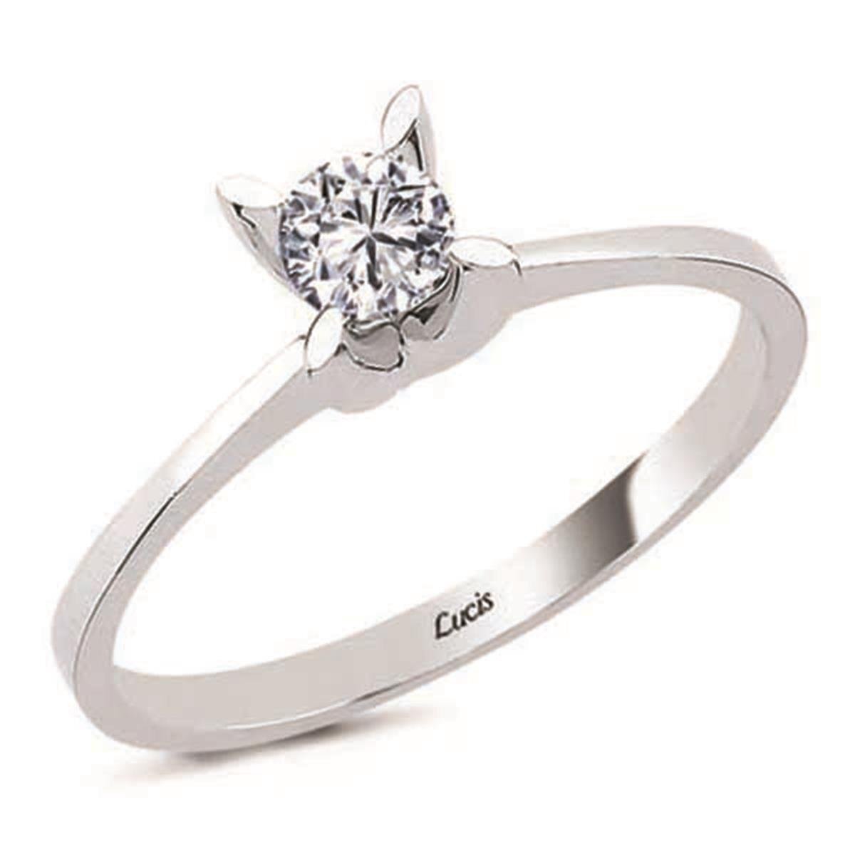 0.50 Karat Pırlanta Tektaş Yüzük V011029