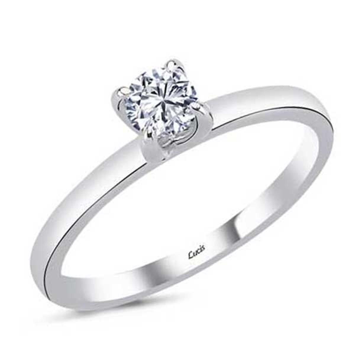 0.31 Karat Pırlanta Tektaş Yüzük V009251