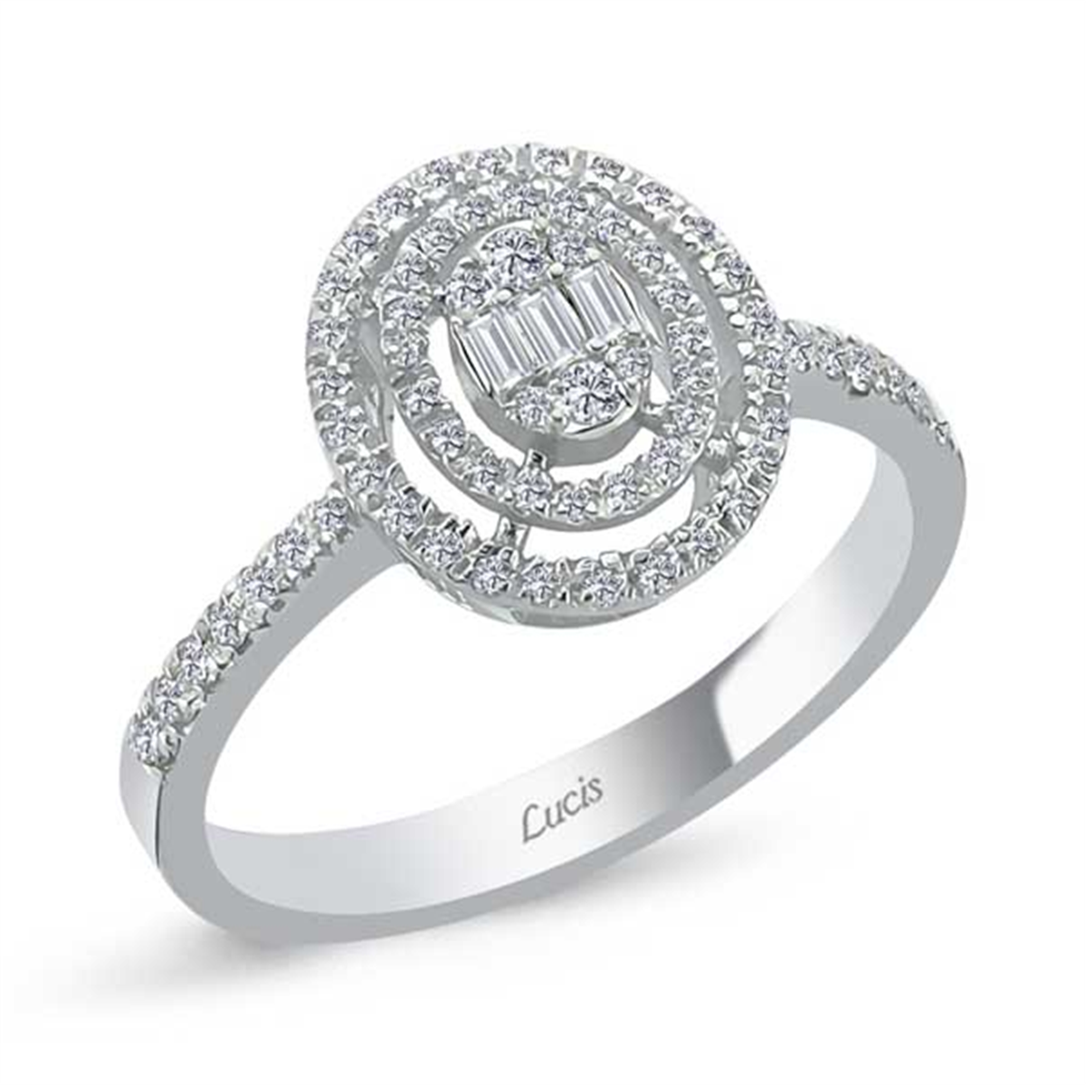 0.29 Karat Pırlanta Baget Yüzük L067136