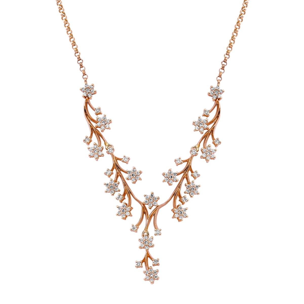 0.47 Karat Pırlanta Tasarım Kolye L063551