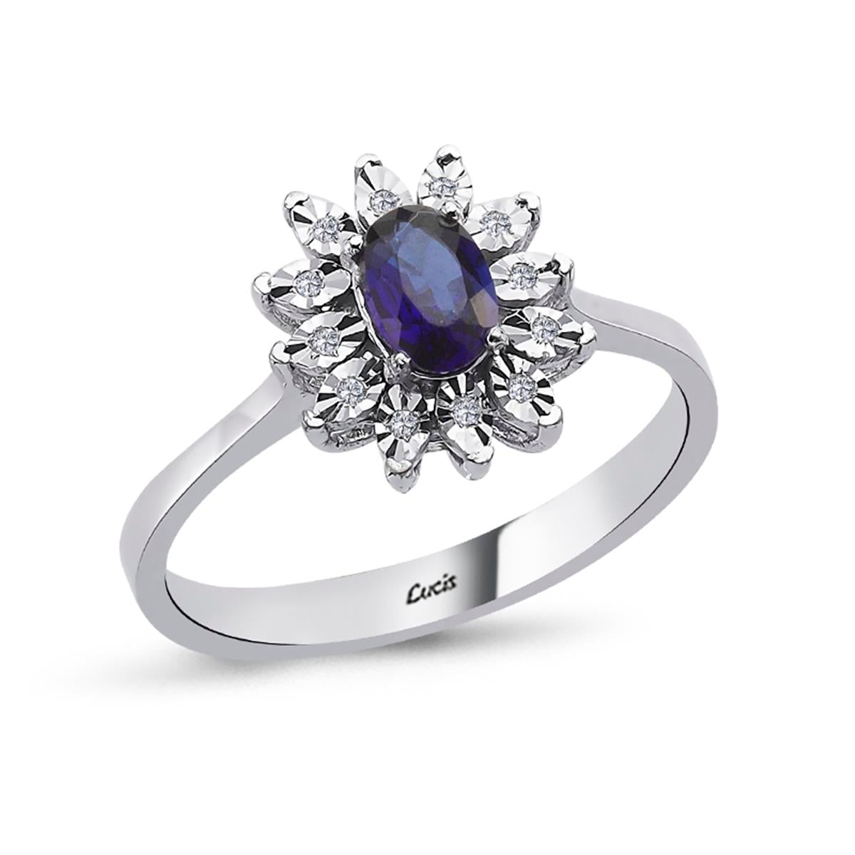 0.63 Karat Pırlanta Renkli Yüzük L064550