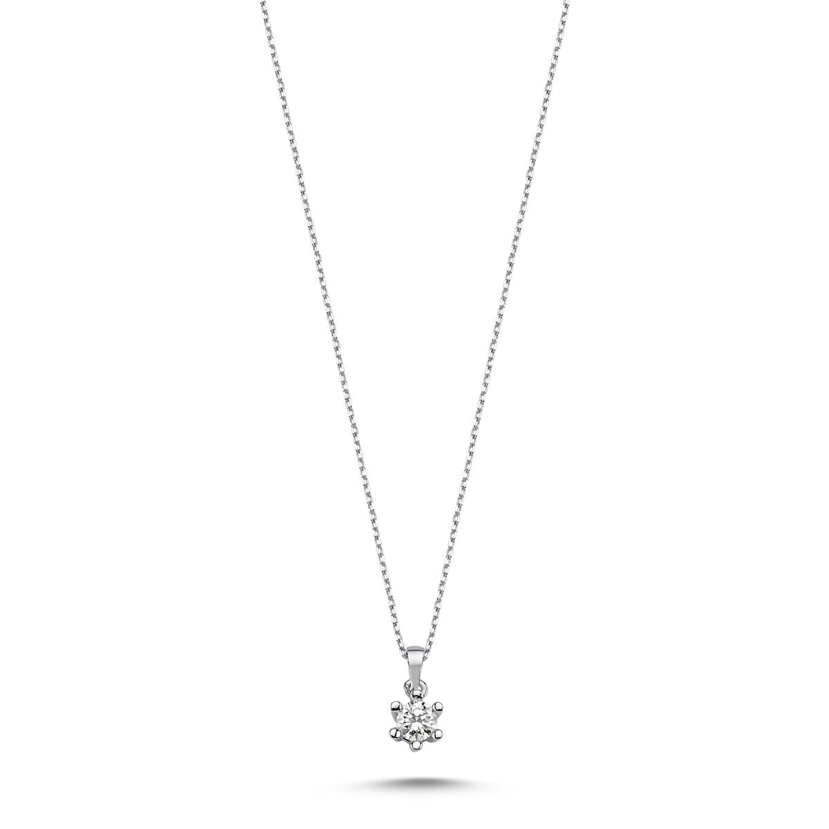 0.11 Karat Pırlanta Tektaş Kolye L057933