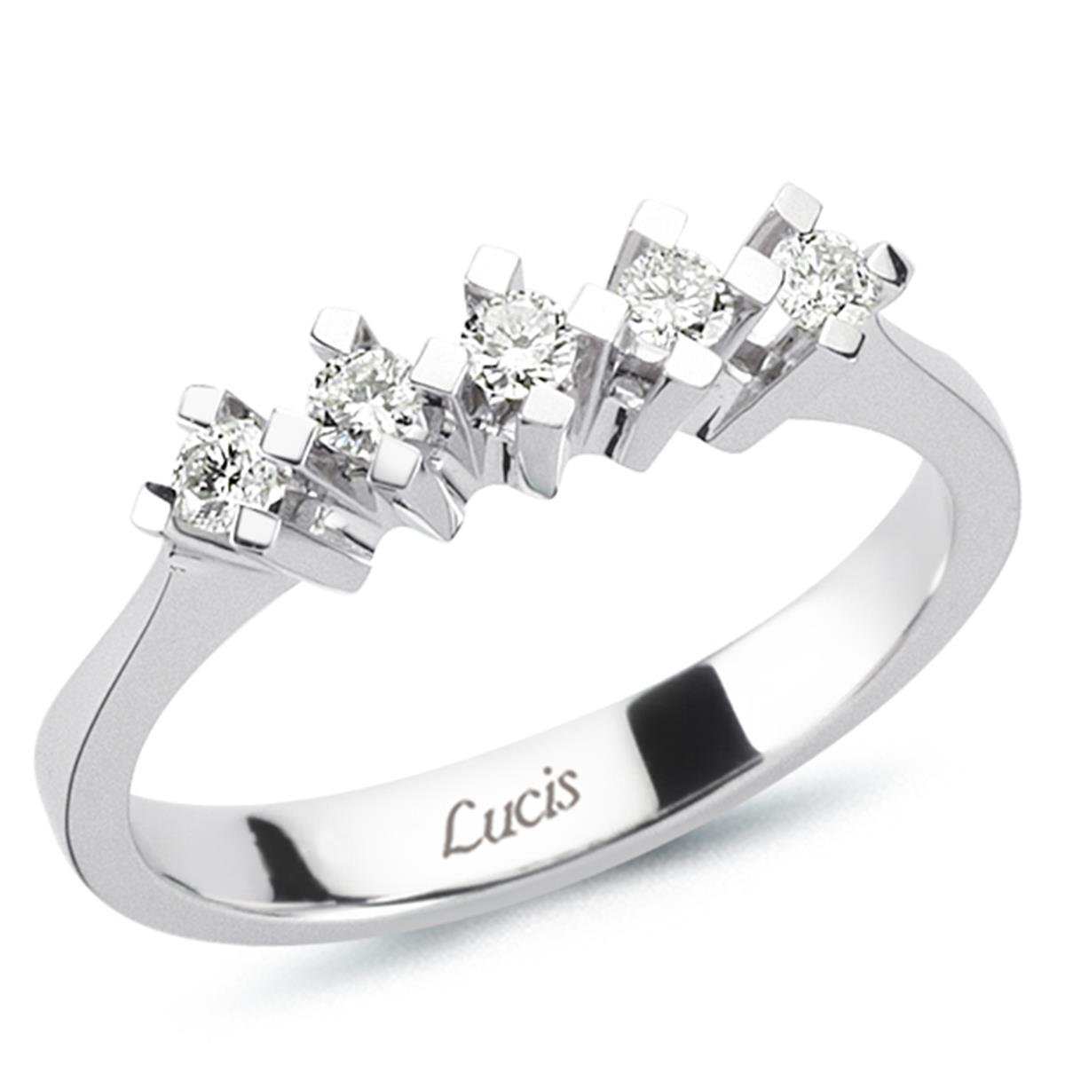 0.41 Karat Pırlanta Beştaş Yüzük