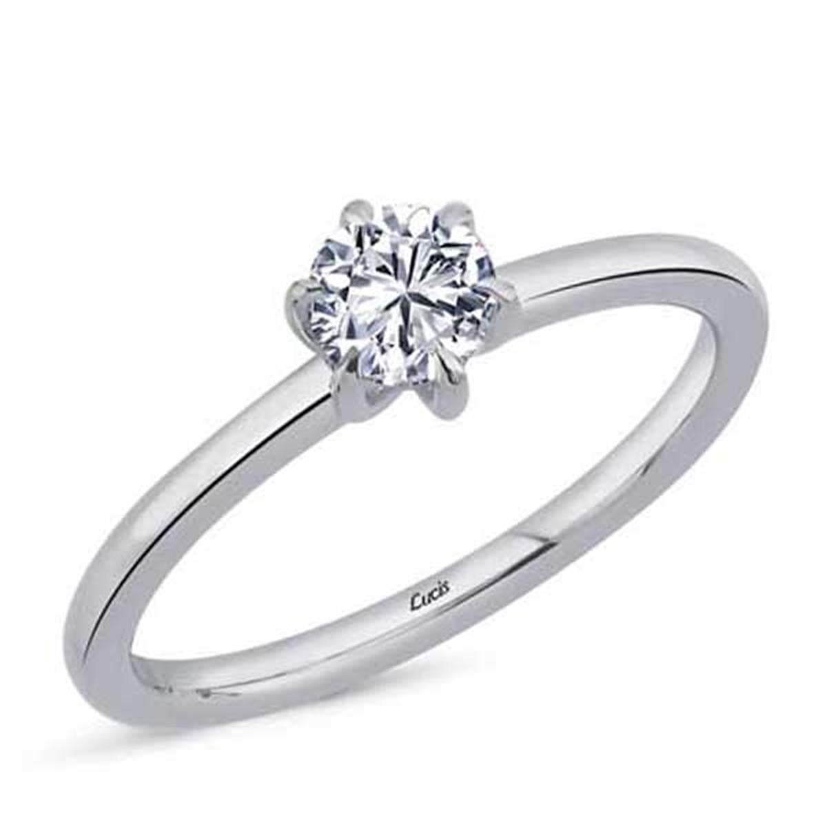 0.18 Karat Pırlanta Tektaş Yüzük L065811