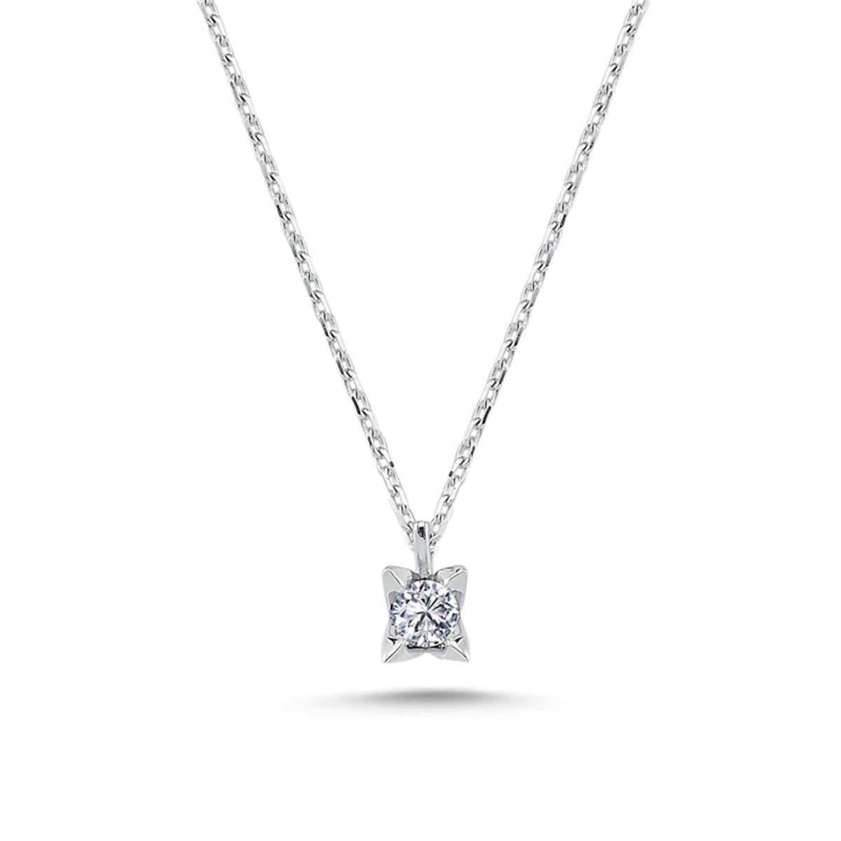 0.17 Karat Pırlanta Tektaş Kolye L056072