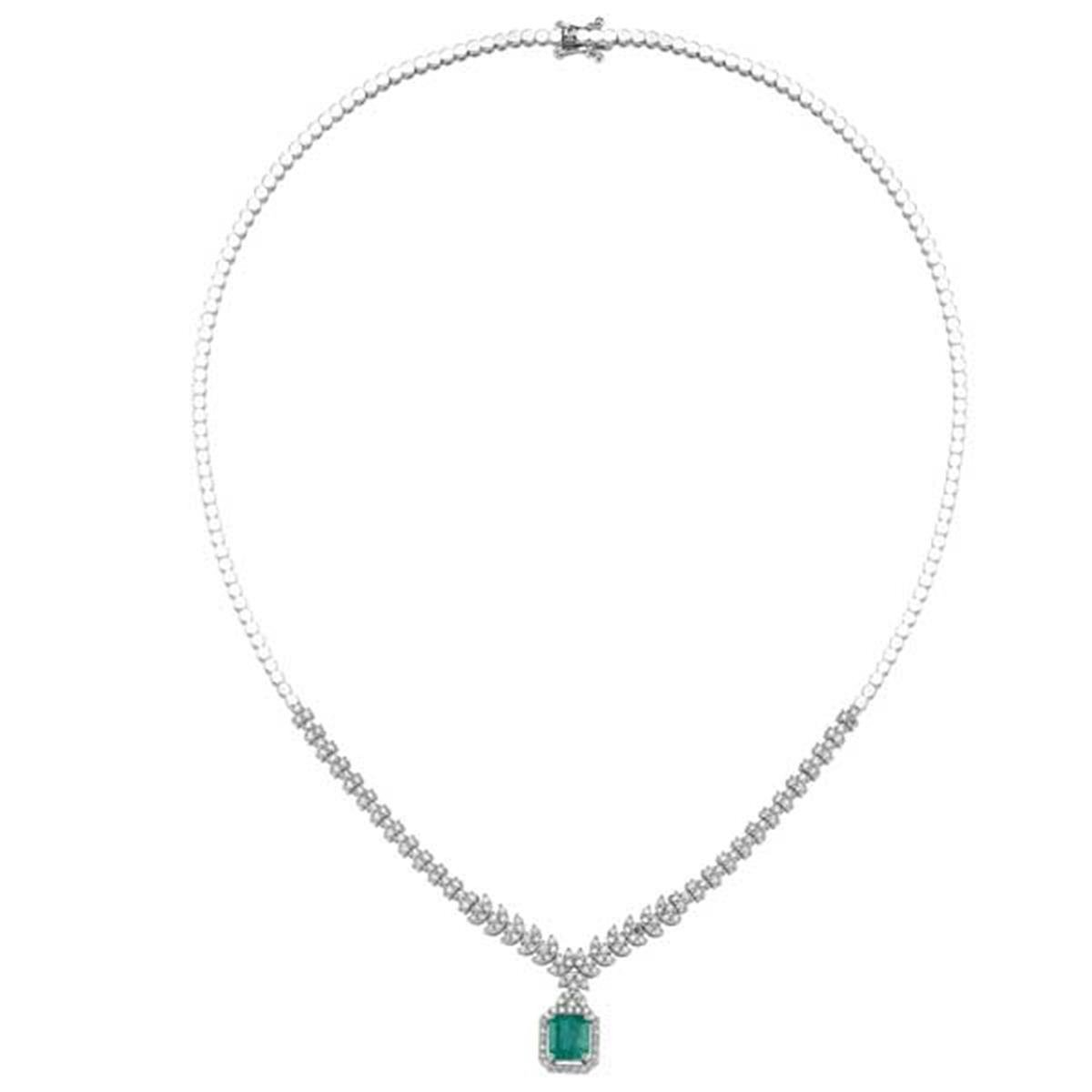 1.29 Karat Pırlanta Renkli Gerdanlık L062973