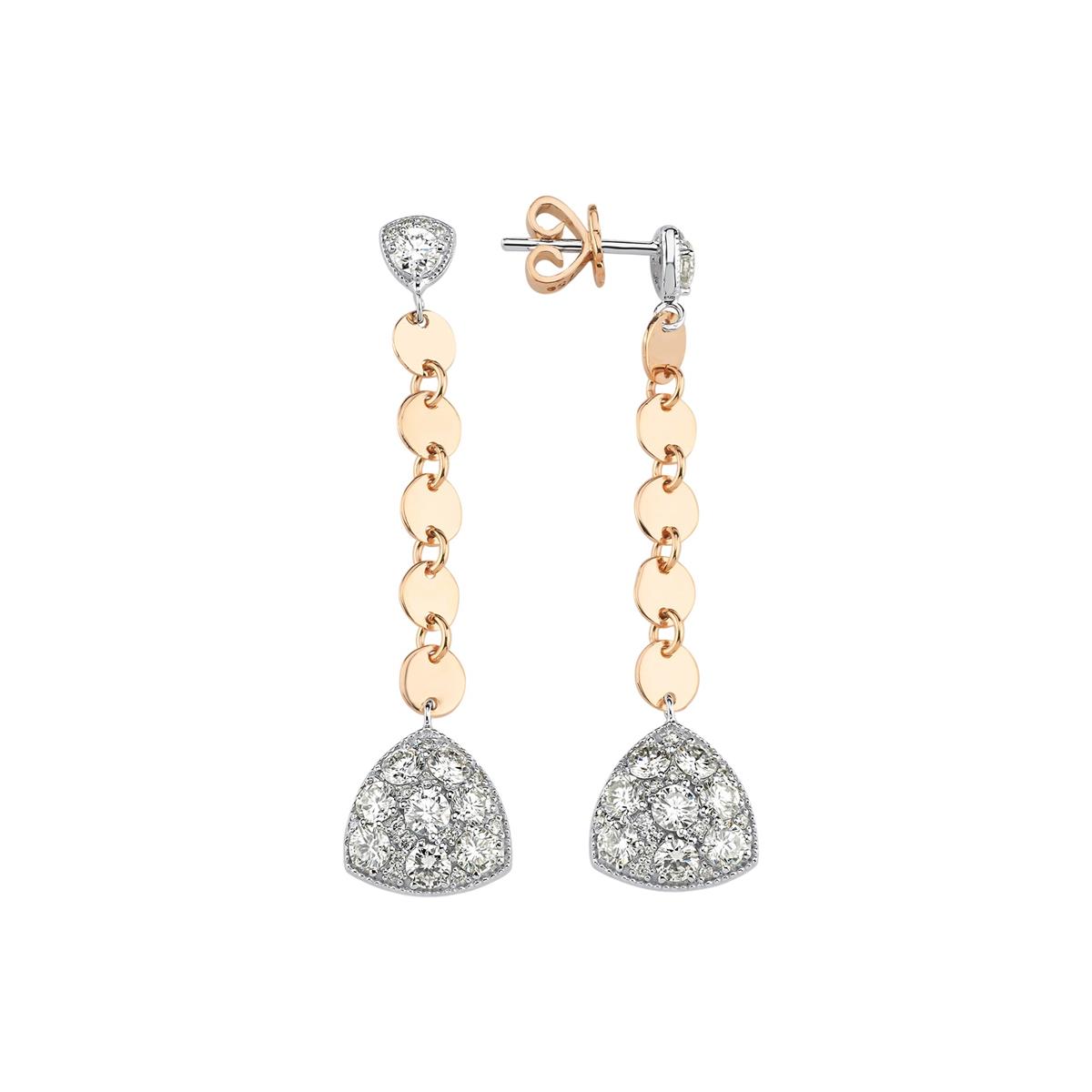 1.97 Karat Pırlanta Tasarım Küpe L059324