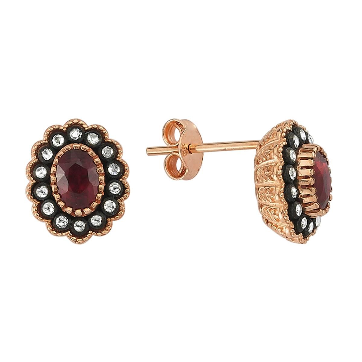 1.66 Karat Elmas Renkli Küpe