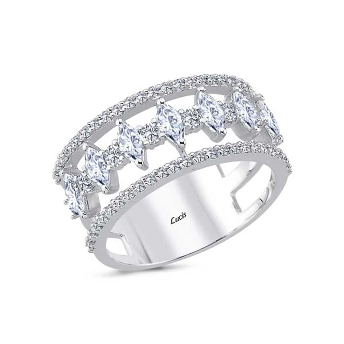 1.13 Karat Pırlanta Yarım Tur Yüzük L064458